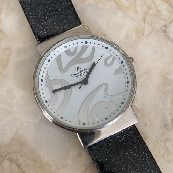Louis Arden Watch Art Nouveau Markers Stainless Steel Japan Movement - Picture 2 of 8